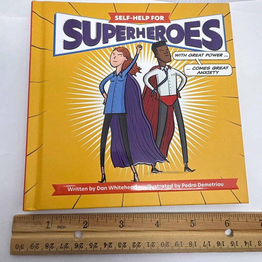 Self-Help For Superheroes Book by Dan Whitehead Illustrated‎ Pedro Demetriou